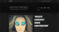 Desktop Screenshot of emmafarthingmakeupartist.com